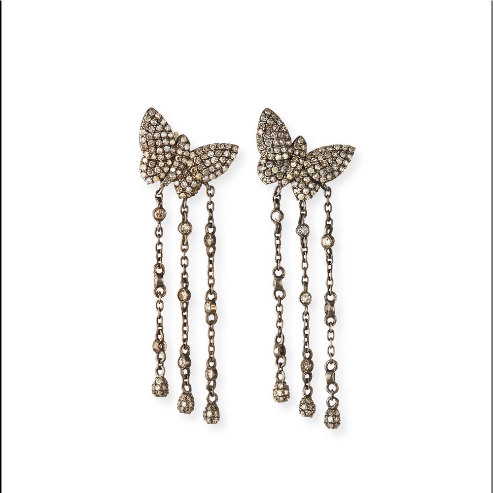 SIENA Diamond butterfly earrings 2.46 diamond  weight